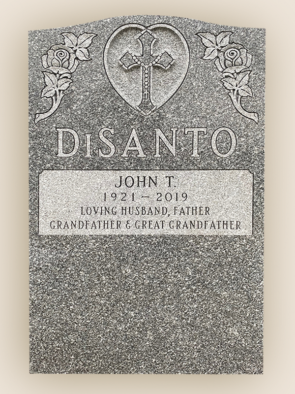 Upright Barre Gray Monument